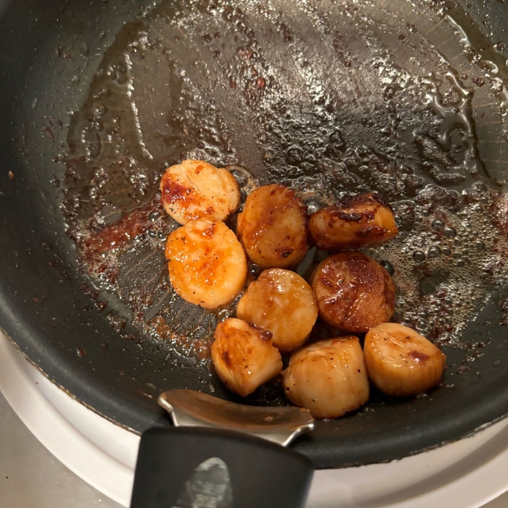 ほたてのバター醤油炒め